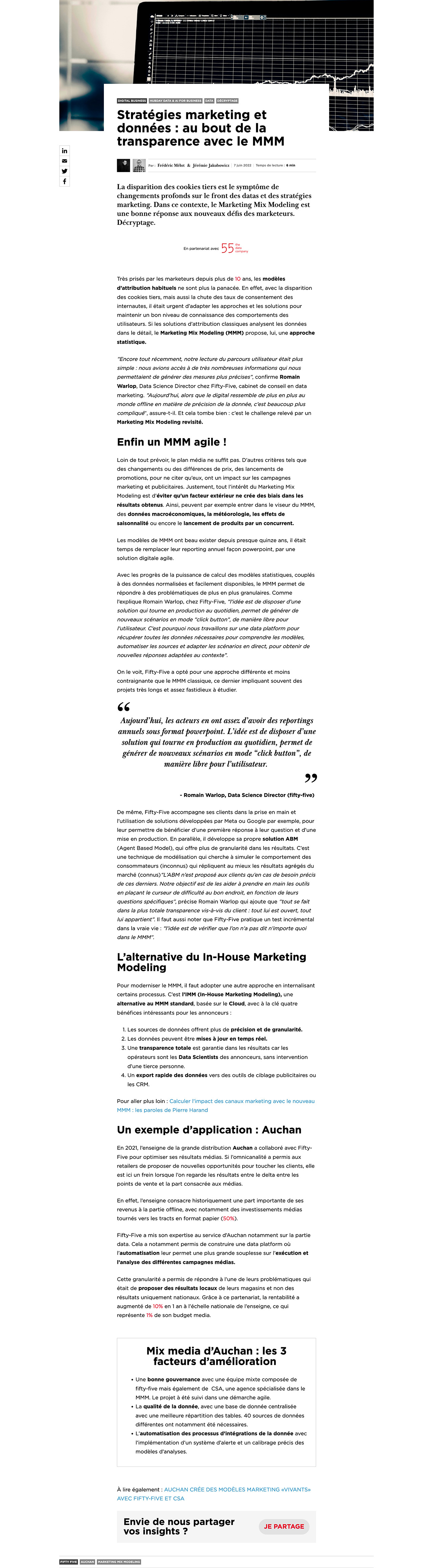 Article - Stratégies marketing et données _ au bout de la transparence avec le _ - hubinstitute