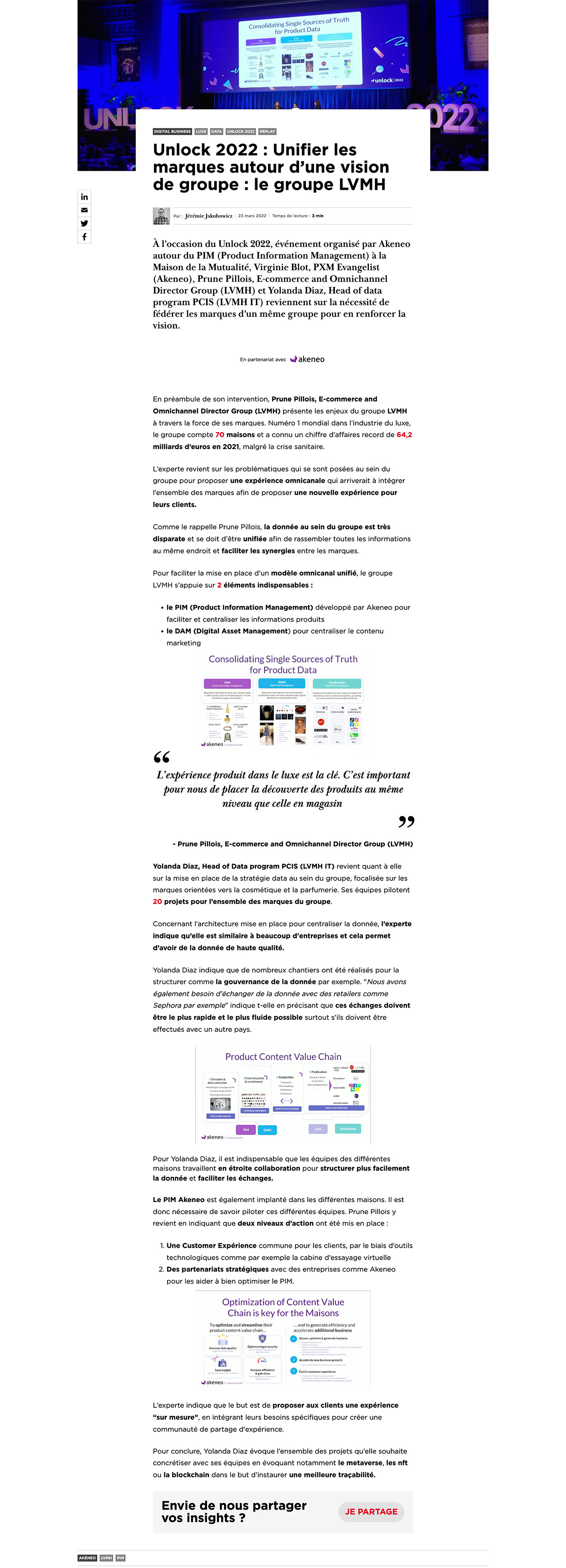 Article- Unlock 2022 _ Unifier les marques autour d’une vision de groupe _ le _ - hubinstitute