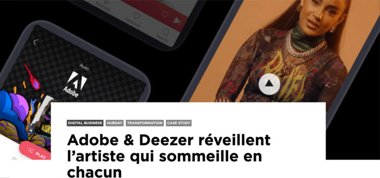 Bannière article HUB - Adobe - Deezer