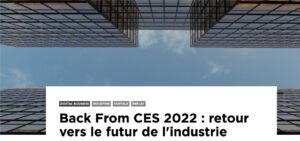 Bannière article HUB - Back From CES
