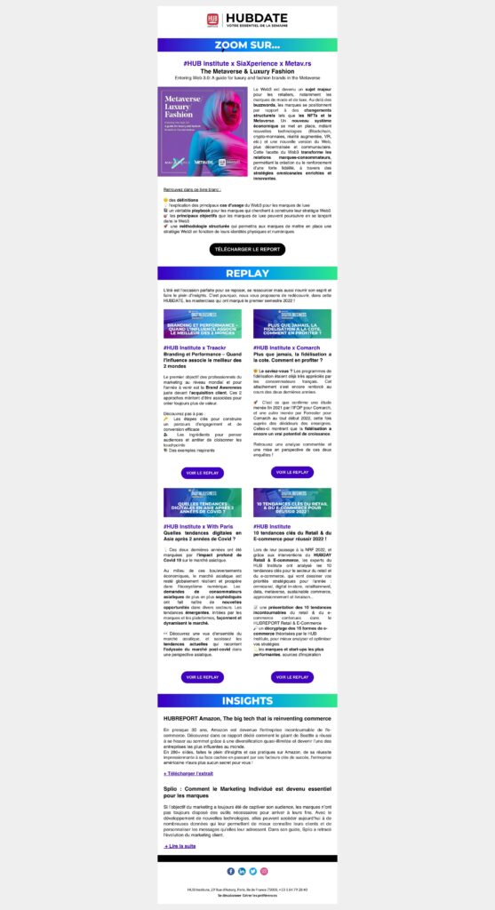 HUBDATE - [À LA UNE] Luxe, Fashion & Metaverse _ quelles opportunités dans le W_ - 1722292.hubspotpreview-na1.com